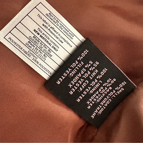 Avec Les Filles Fax Leather Puffer Jacket - Picture 6 of 10